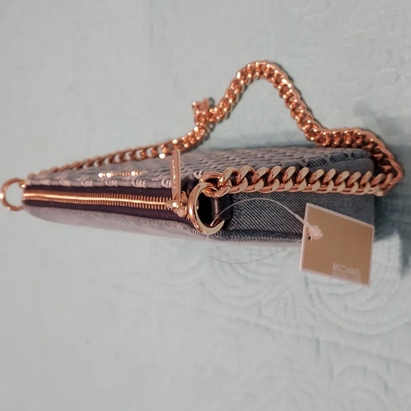 Michael Kors Jet Set Denim Pouchette - Picture 11 of 11